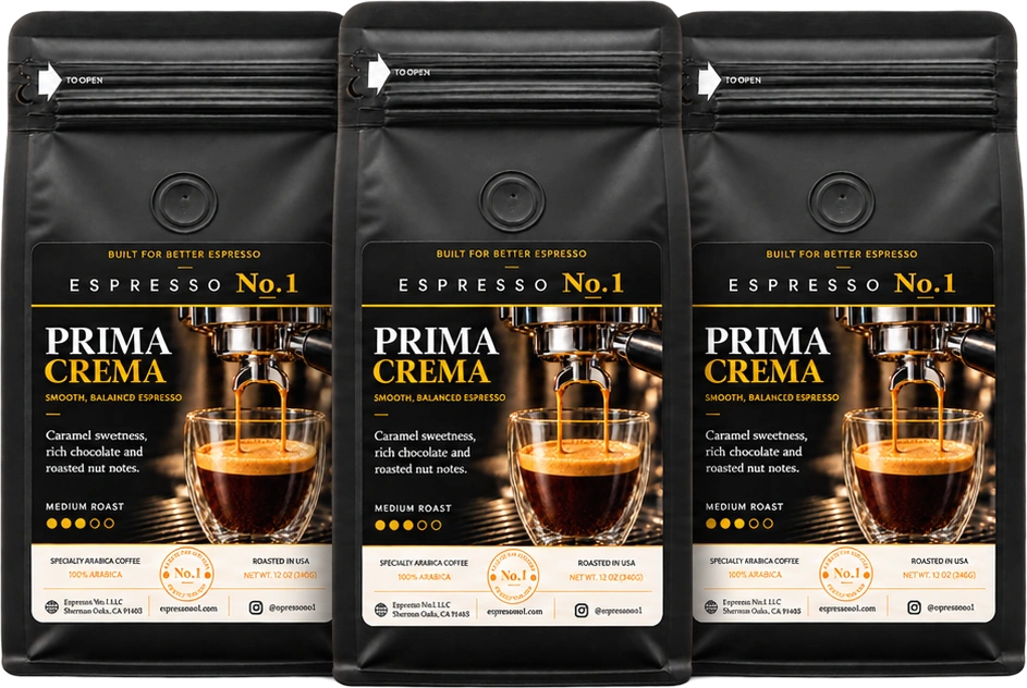 Espresso No.1 Prima Crema 3-bag bundle